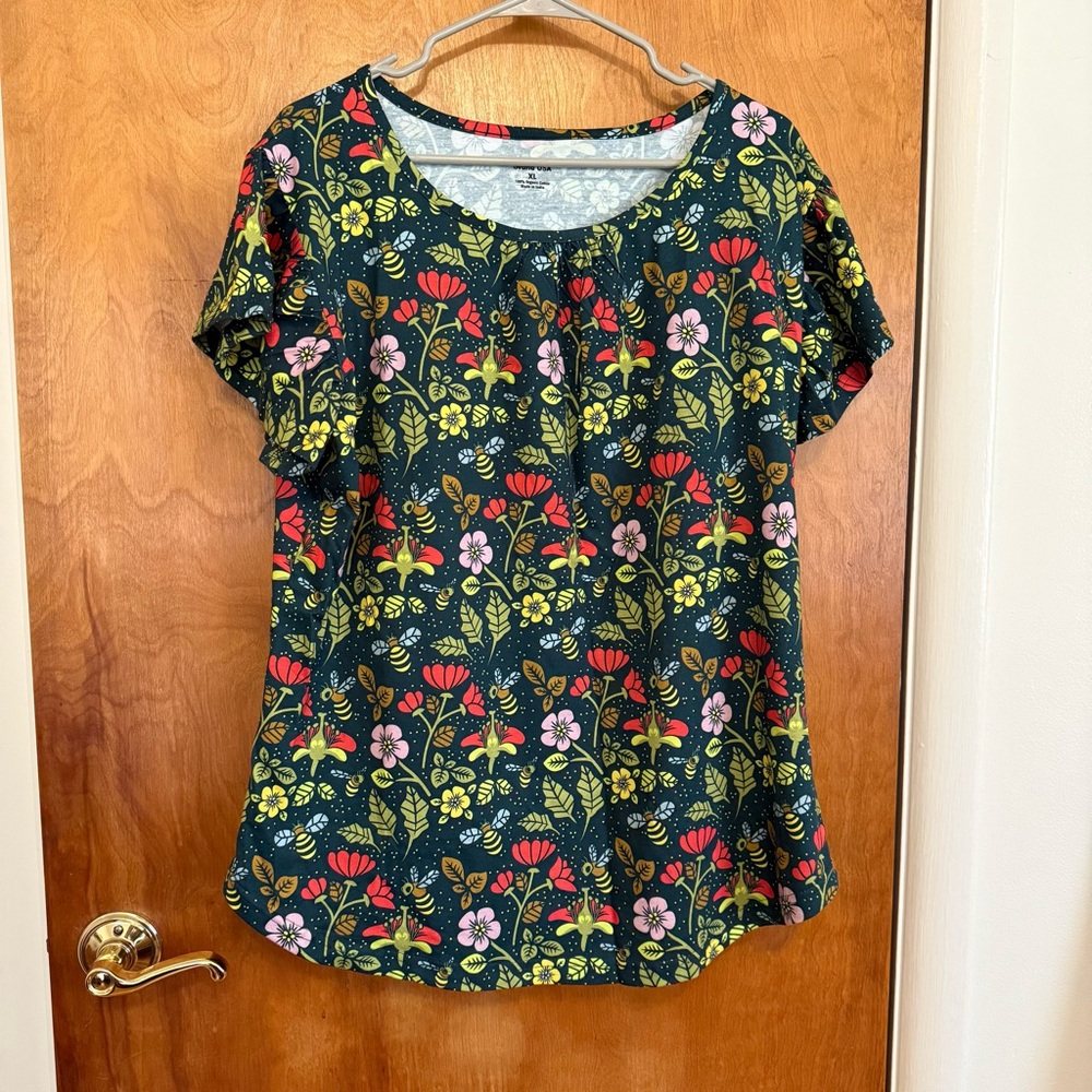 Floral Pollinator Svaha Blouse